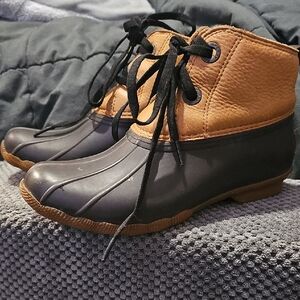 Sperry Duck Tan/Black Boots